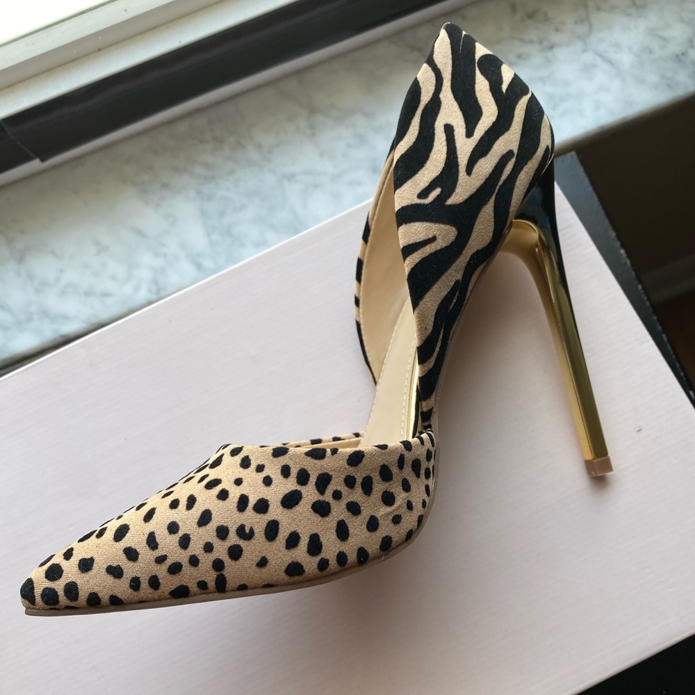 Animal Print Pumps